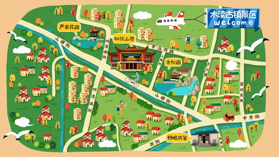 手繪地圖：一機在手，智慧景區游覽無憂